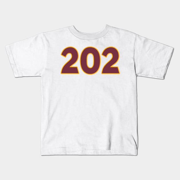 DC LYFE the 202!!! Kids T-Shirt by OffesniveLine
